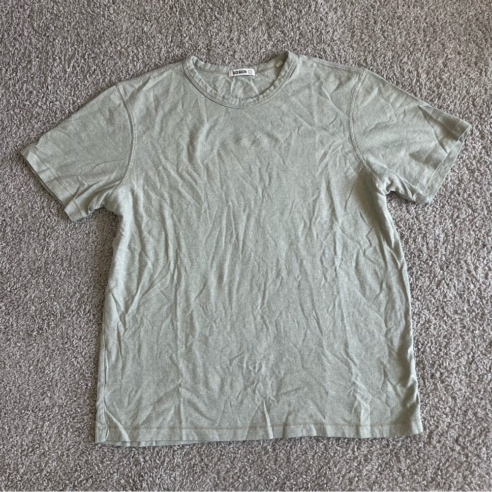Buck Mason Hemp Cotton Tee T Shirt